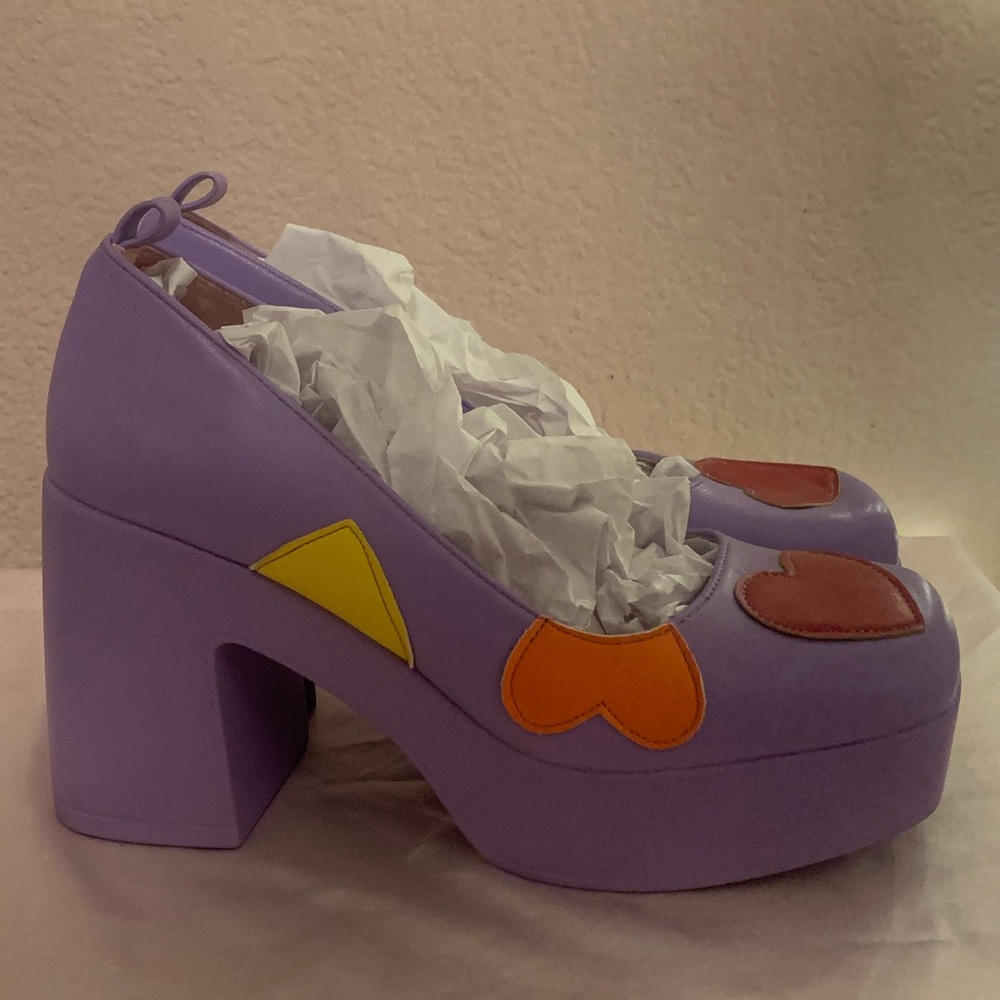 purple heels